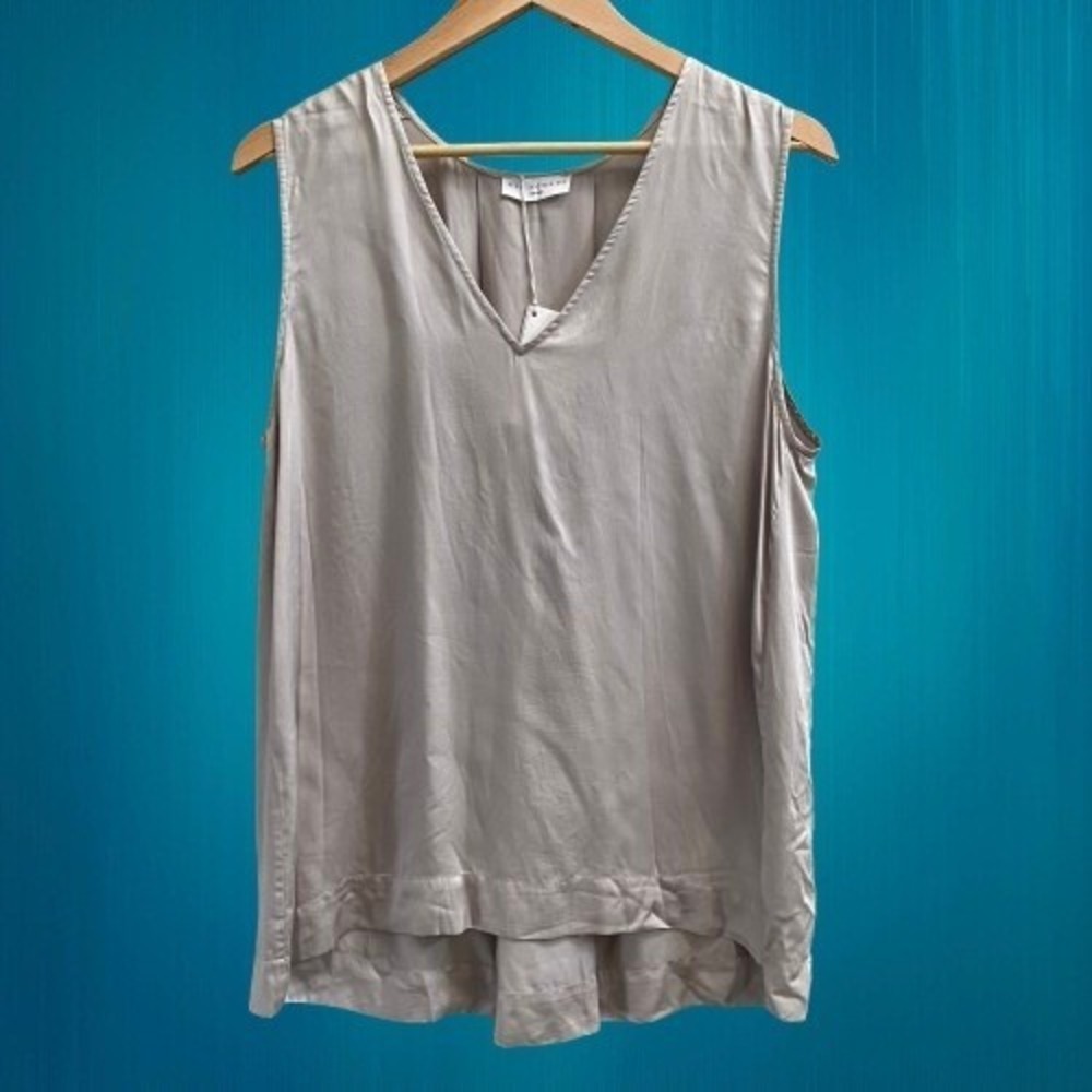 NEW Neu Nomads Madge‎ Blouse Tencel Silver Large